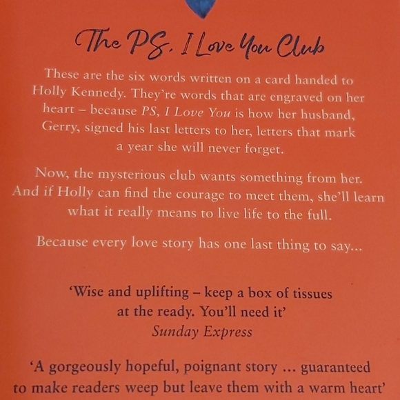 Postscript by Cecilia  Ahern novel - Picture 2 of 3